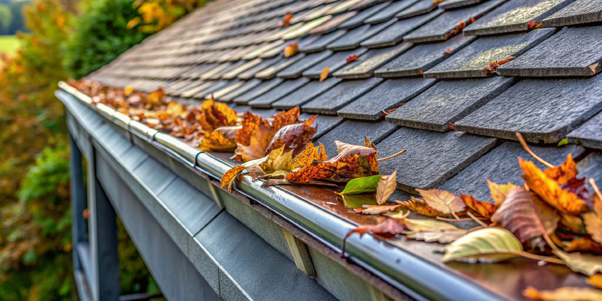 Gutter Cleaning — Clear gutters protect your home.